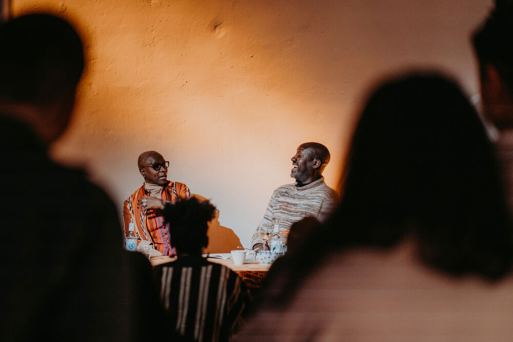Angelique Kidjo and Musa Okwonga