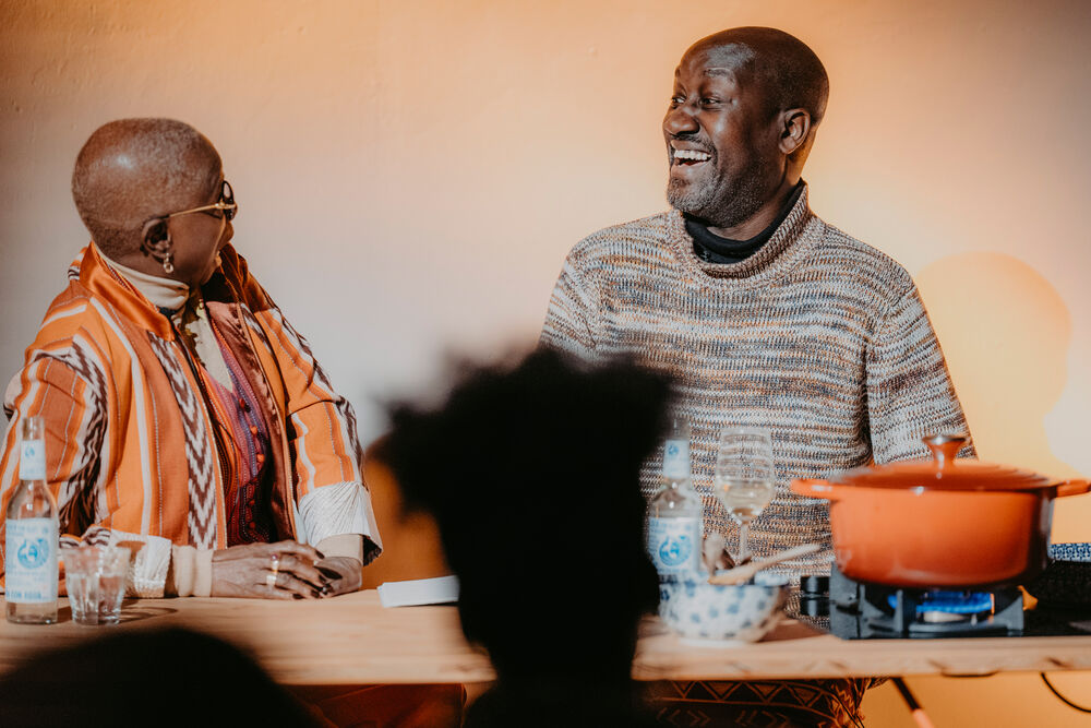 Angelique Kidjo  and Musa Okwonga