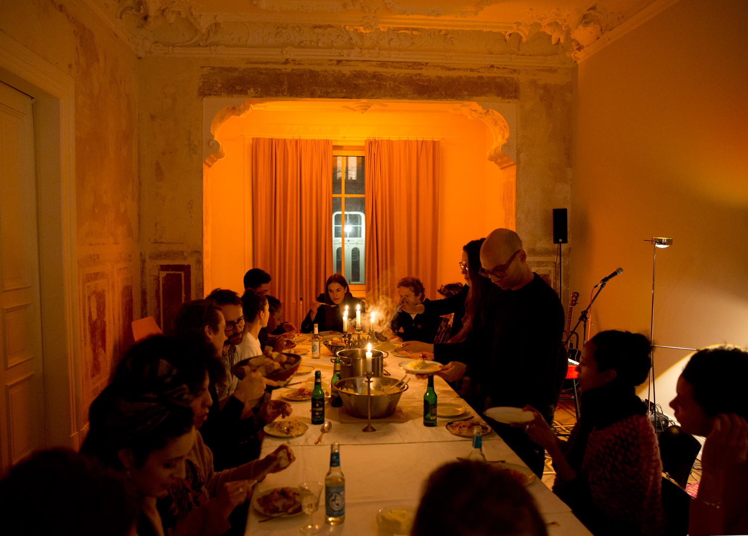 Reading. Eating. Talking