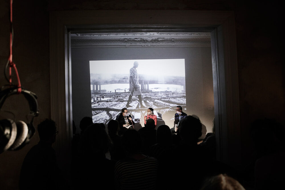 talk with Victoria Okoye and Logo Oluwamuyiwa Adeyemi at M.Bassy