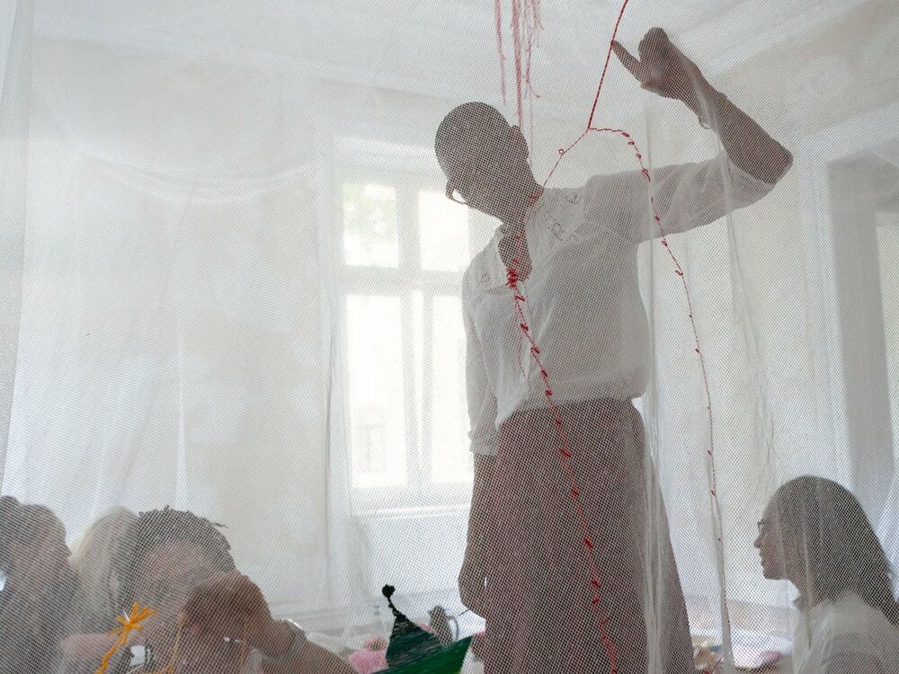 RE-ENACTMENT OF THINGS with Nana Oforiatta Ayim, Zandile Darko, Aino Moongo & Sarah Lasaki, Anne Schönharting, Lerato Shadi, L.I.N.E.S (former YOUNG DC), Wura-Natasha Ogunji, Jumoke Olusanmi u.a.